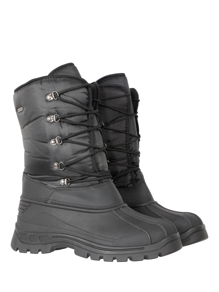 Mountain Warehouse Black Plough Mens Snow Walking Boots - Image 1 of 5
