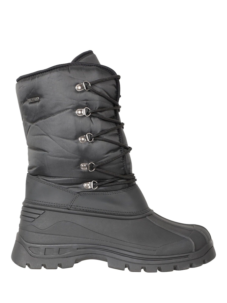Mountain Warehouse Black Plough Mens Snow Walking Boots - Image 2 of 5