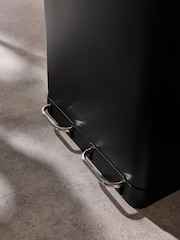 MADE.COM Black 2 Section 60 Litre Recycling and Waste Colter Bin - Image 3 of 5