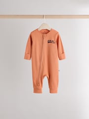 Little Man Multi Baby Two Way Zip Footless Sleepsuits 3 Pack (0mths-3yrs) - Image 3 of 15