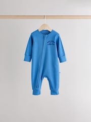 Little Man Multi Baby Two Way Zip Footless Sleepsuits 3 Pack (0mths-3yrs) - Image 5 of 15