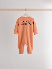 Little Man Multi Baby Two Way Zip Footless Sleepsuits 3 Pack (0mths-3yrs) - Image 6 of 15