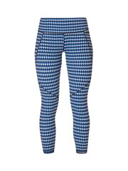 Sweaty Betty Blue Court Geo Print Full Length Power Workout Leggings - Image 9 of 9