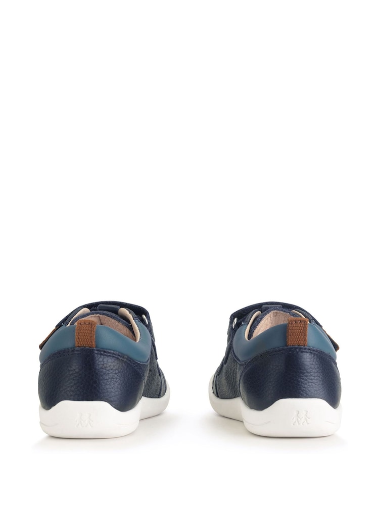 Темно-синий - Start Rite Обувь Playhouse Leather Rip Tape Trainer - Image 2 of 6