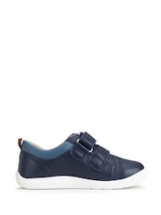 Темно-синий - Start Rite Обувь Playhouse Leather Rip Tape Trainer - Image 5 of 6