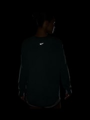 Nike Dark Green One Relaxed Dri-FIT Long-Sleeve Fitness Top - Image 3 of 3