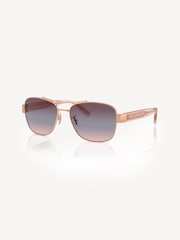 COACH Pink Hc7161 Pilot Sunglasses - Image 2 of 5