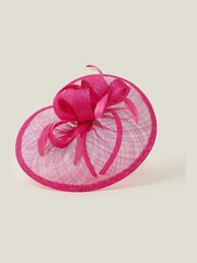 Accessorize Pink Penelope Sin Bow Fascinator - Image 3 of 4