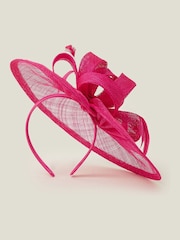 Accessorize Pink Penelope Sin Bow Fascinator - Image 4 of 4