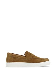Rieker Mens Evolution Slip On Brown Shoes - Image 3 of 10