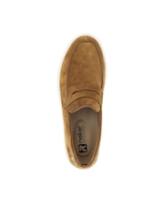 Rieker Mens Evolution Slip On Brown Shoes - Image 5 of 10