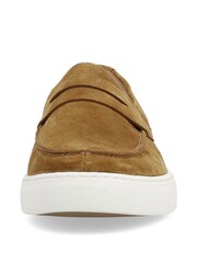 Rieker Mens Evolution Slip On Brown Shoes - Image 6 of 10