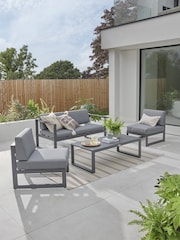 Kettler Slate Grey Versa Garden Sofa Lounge Set - Image 1 of 6