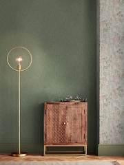 Graham & Brown Green Organdy Silk Wallpaper - Image 1 of 3