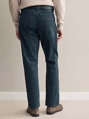 Blue Black Slim Fit Belted Authentic Jeans - Image 3 of 11