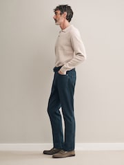 Blue Black Slim Fit Belted Authentic Jeans - Image 4 of 11