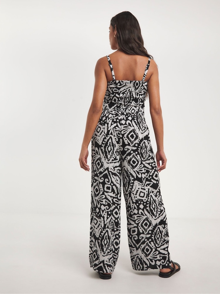JD Williams Black Beach Jumpsuit - Image 2 of 4