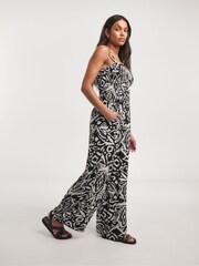 JD Williams Black Beach Jumpsuit - Image 4 of 4