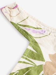 Gap Natural Floral Linen Cotton Square Neck Tank Top (4-13yrs) - Image 6 of 6