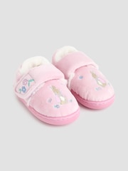 JoJo Maman Bébé Pink Flopsy Slippers Shoes - Image 1 of 4