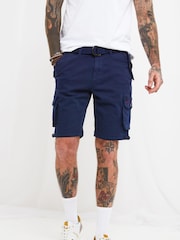 Joe Browns Navy Blue Hit The Action Shorts - Image 1 of 5