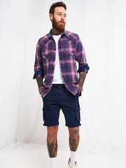Joe Browns Navy Blue Hit The Action Shorts - Image 3 of 5
