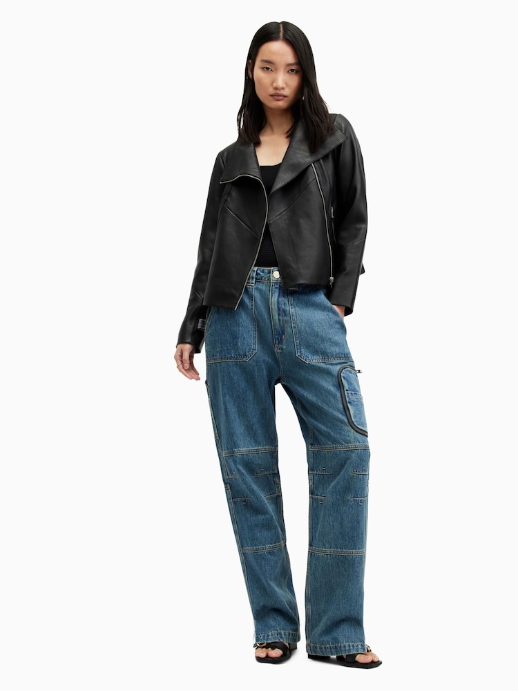 AllSaints Black Jacket - Image 2 of 9 AllSaints Black Jacket - Image 2 of 9