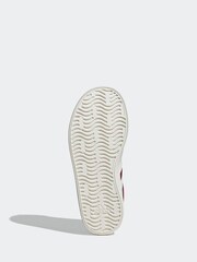 adidas Red/White Junior Sportswear VL Court Trainers - Image 7 of 9