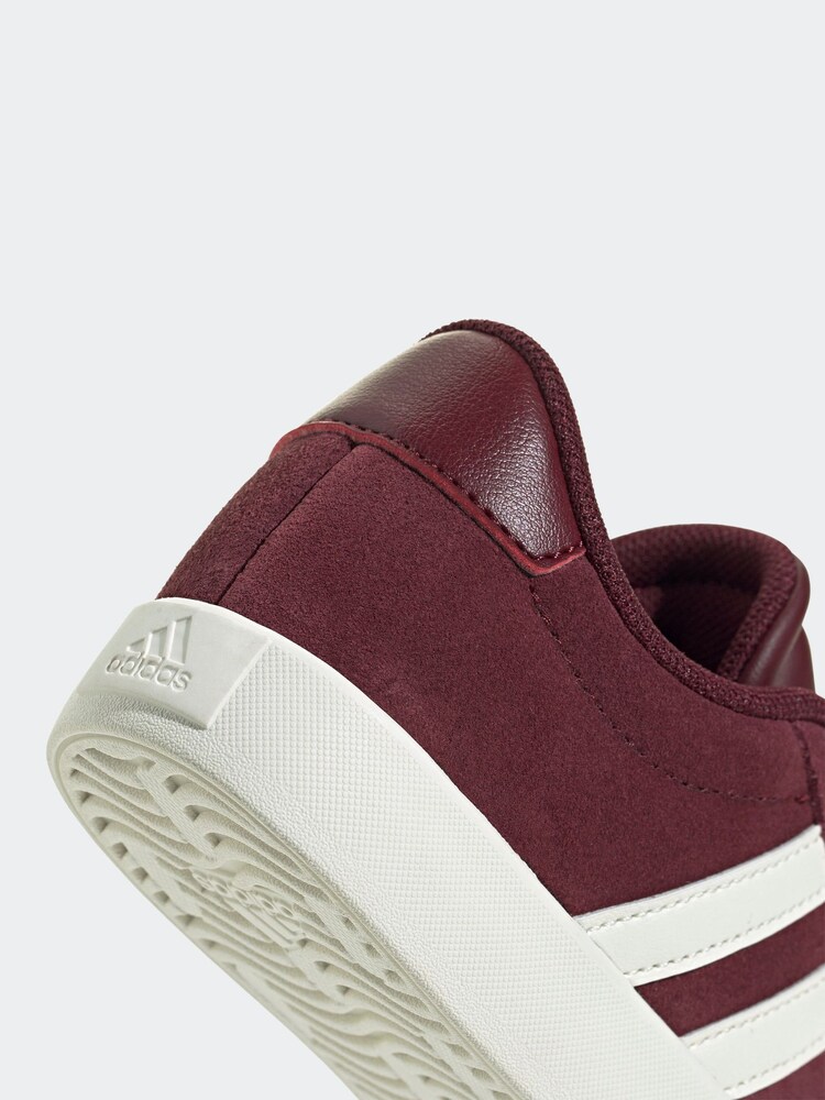 adidas Red/White Junior Sportswear VL Court Trainers - Image 9 of 9 adidas Red/White Junior Sportswear VL Court Trainers - Image 9 of 9