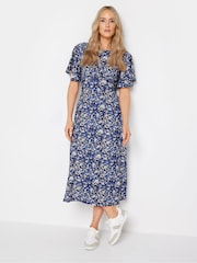 Albastru - Rochie midi Floral Long Tall Sally Înalt cu floricele - Image 2 of 5