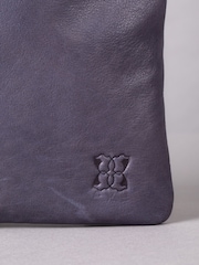 Lakeland Leather Blue Mini Harstone Cross-Body Bag - Image 4 of 7