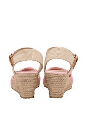 Dunlop Pink Wedges Espadrilles Sandals - Image 3 of 4
