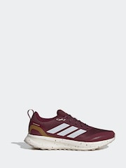adidas Maroon Red Run Falcon Trainers - Image 1 of 8