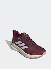 adidas Maroon Red Run Falcon Trainers - Image 3 of 8