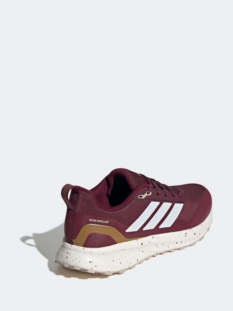 Rouge bordeaux - adidas Run Falcon Trainers - Image 4 of 8