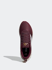 adidas Maroon Red Run Falcon Trainers - Image 5 of 8
