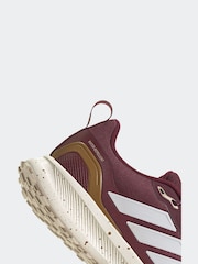 adidas Maroon Red Run Falcon Trainers - Image 7 of 8