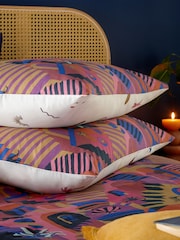 Furn Magenta Eivissa Abstract Duvet Cover Set - Image 4 of 4