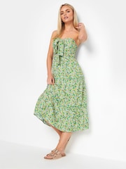 PixieGirl Petite Green Halter Midi Dress - Image 1 of 5
