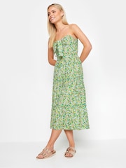 PixieGirl Petite Green Halter Midi Dress - Image 2 of 5