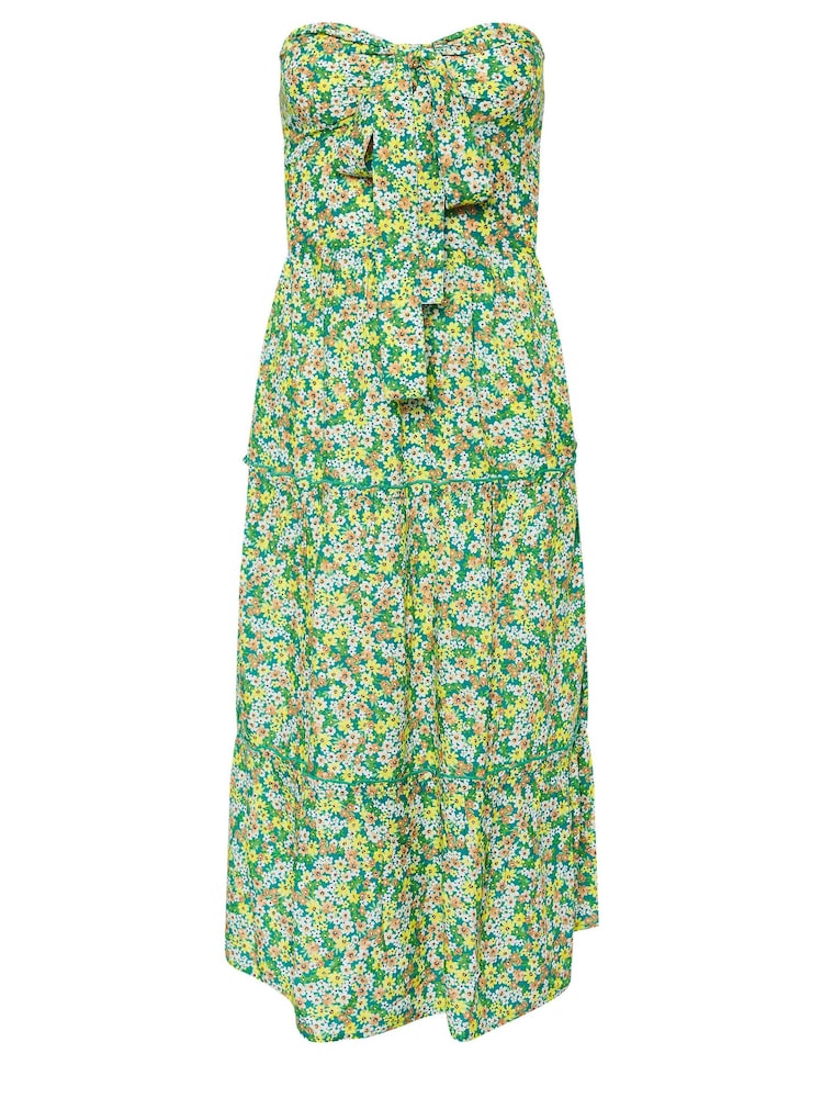 PixieGirl Petite Green Halter Midi Dress - Image 5 of 5