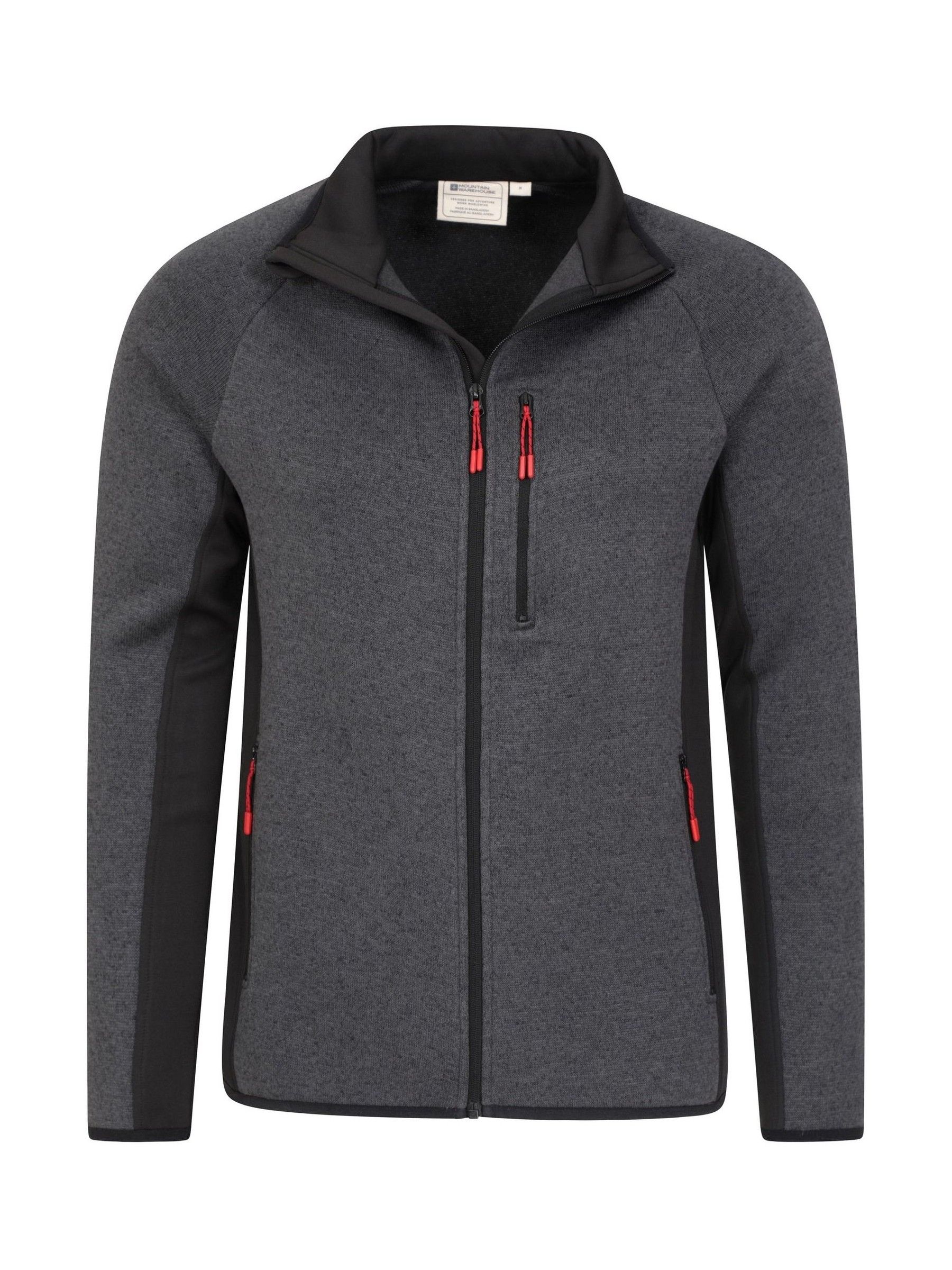 Buy Mountain Warehouse Black Mens Treston Full-Zip Fleece Jacket