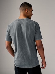 Black Fender Amp Regular Fit Band Graphic Print T-Shirt - Image 3 of 7