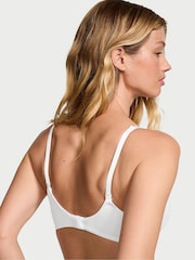 Victoria's Secret White Logo Strap Demi Lightly Lined Bra - Image 2 of 3