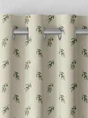 Sophie Allport Neutral Green Olive Made to Measure 100% Cotton Curtains - Image 5 of 6
