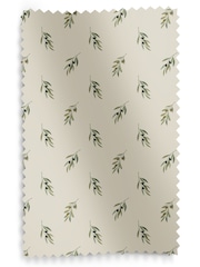 Sophie Allport Neutral Green Olive Made to Measure 100% Cotton Curtains - Image 6 of 6