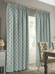 Sophie Allport Blue Strawberries Made to Measure Curtains - Image 2 of 6