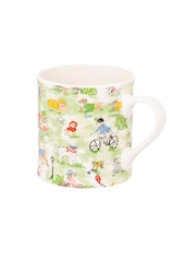Cath Kidston Set of 4 Green Mollie Mugs - Image 4 of 4