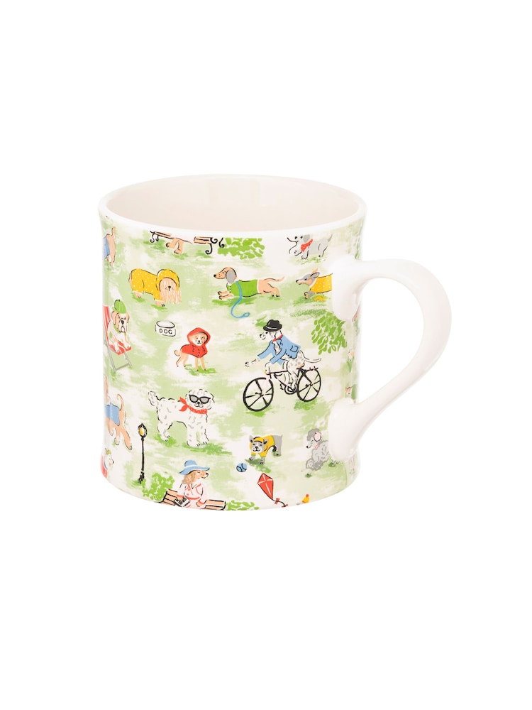 Cath Kidston Set of 4 Green Mollie Mugs - Image 4 of 4