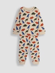JoJo Maman Bébé Dino Jersey Pyjamas - Image 1 of 4